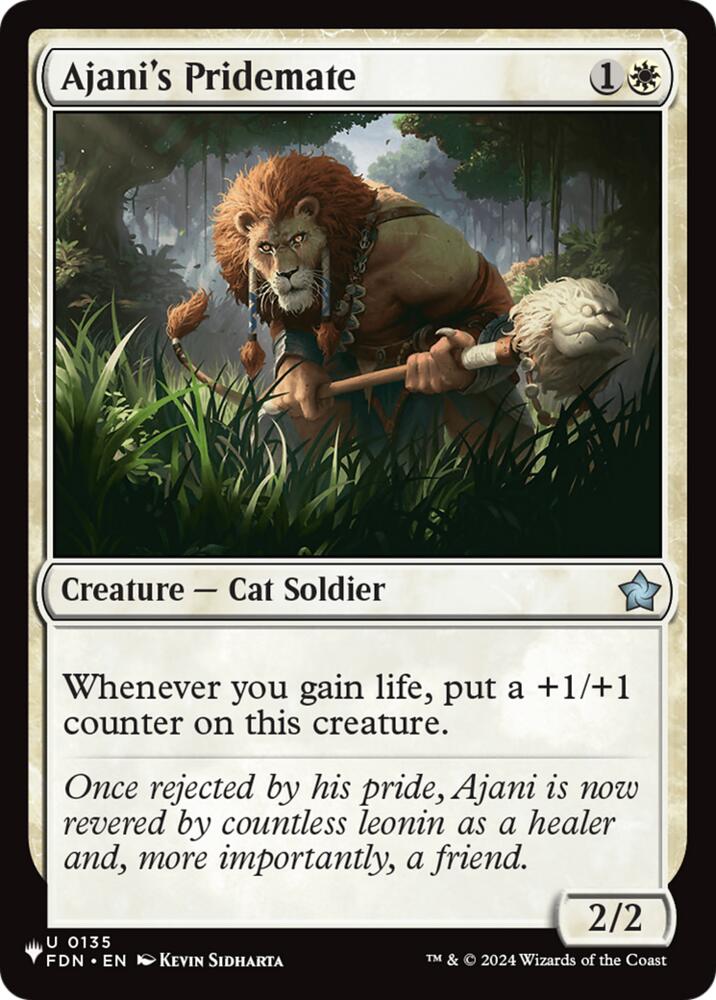 Ajani's Pridemate (FDN)