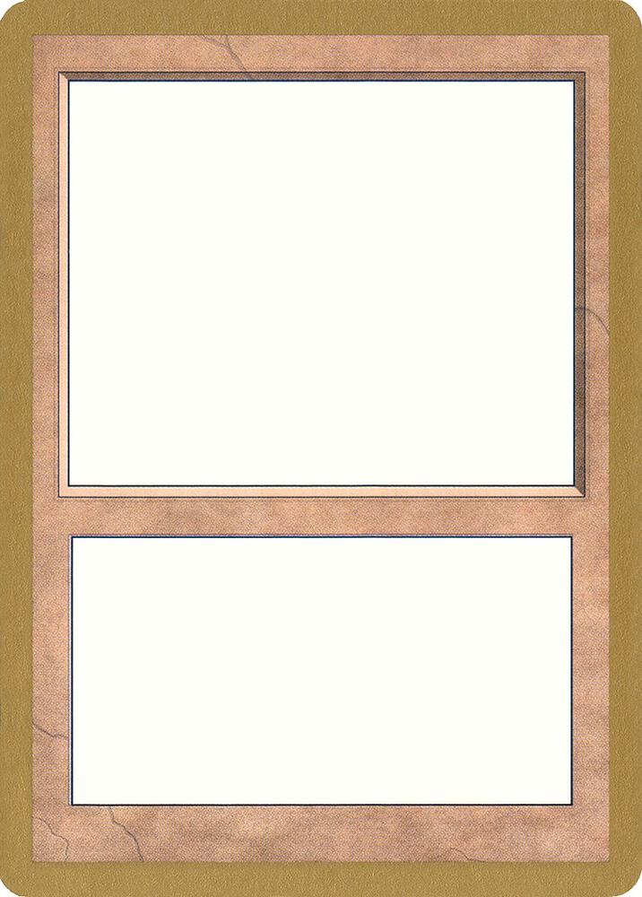 1997 World Championship Blank Card