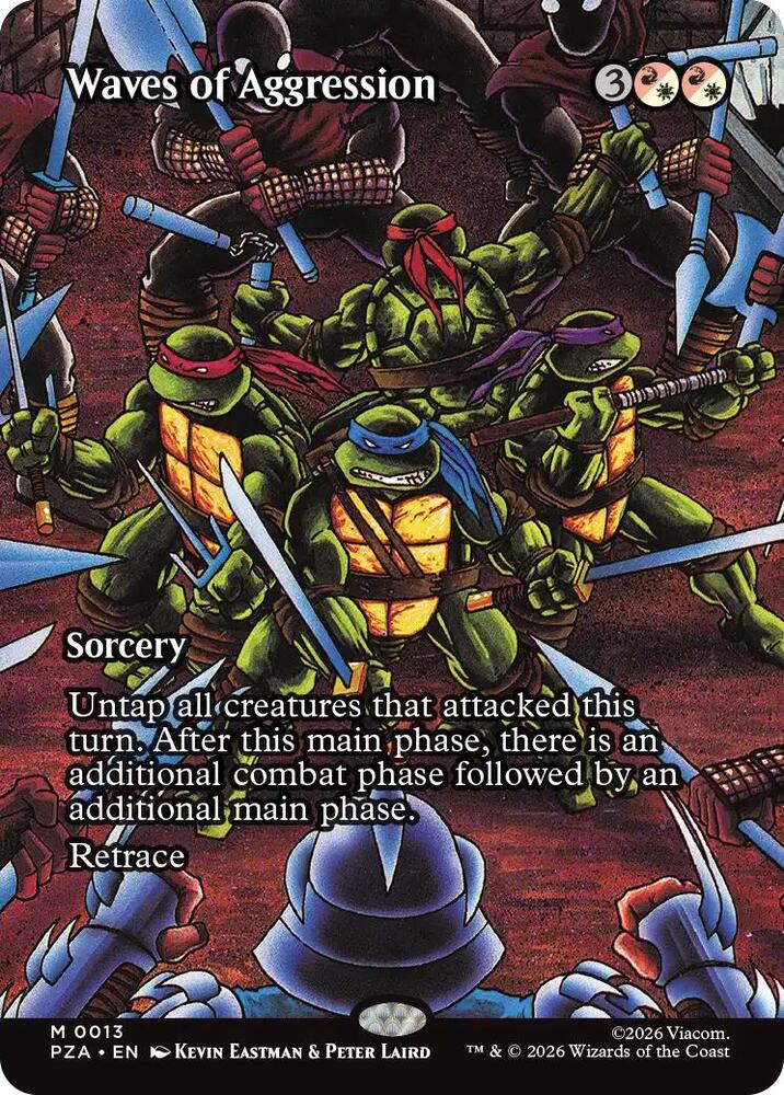 Waves of Aggression (Borderless)