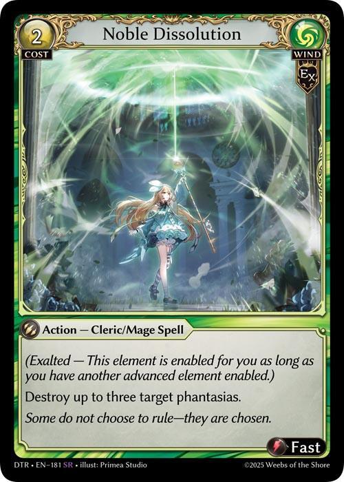 Noble Dissolution