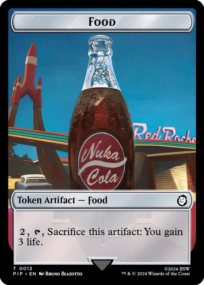 Food (0013) // Wasteland Survival Guide Double-Sided Token