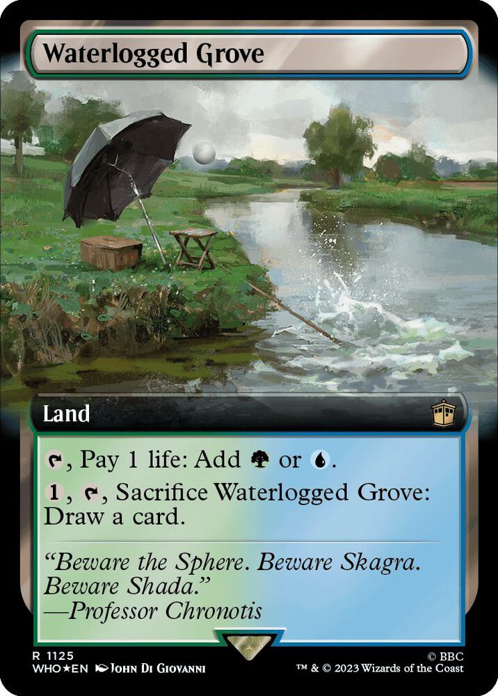 Waterlogged Grove (Extended Art) (Surge Foil)
