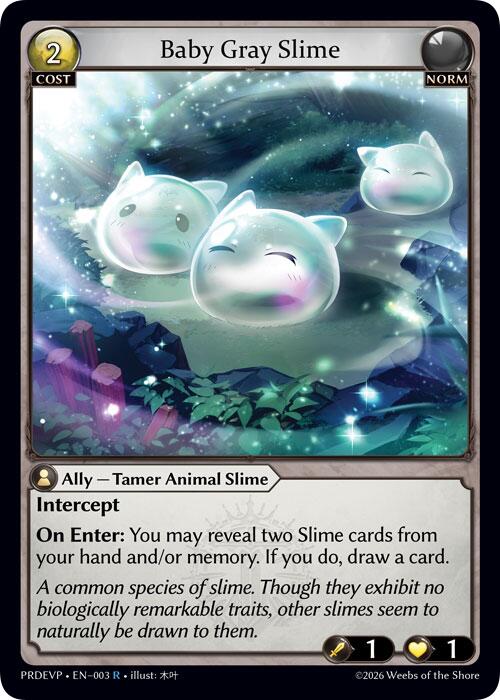 Baby Gray Slime [.asphodel/paradise Event Pack]