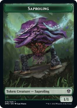Saproling // Powerstone Double-Sided Token