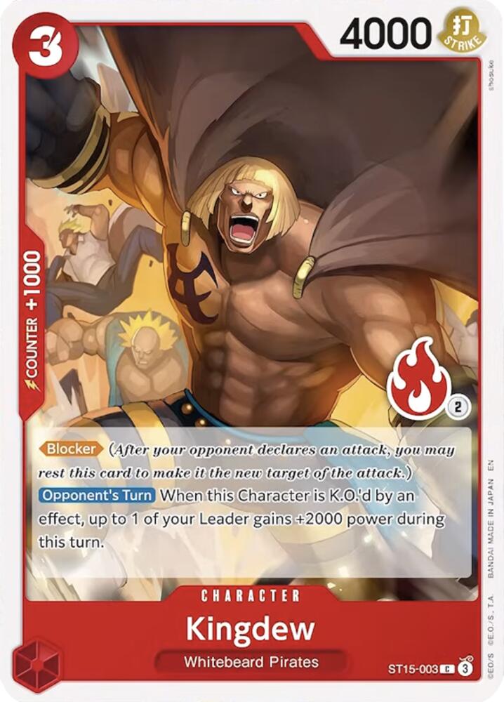 Kingdew (Ace Deck) - ST15-003 [Set Sail Deck Set]