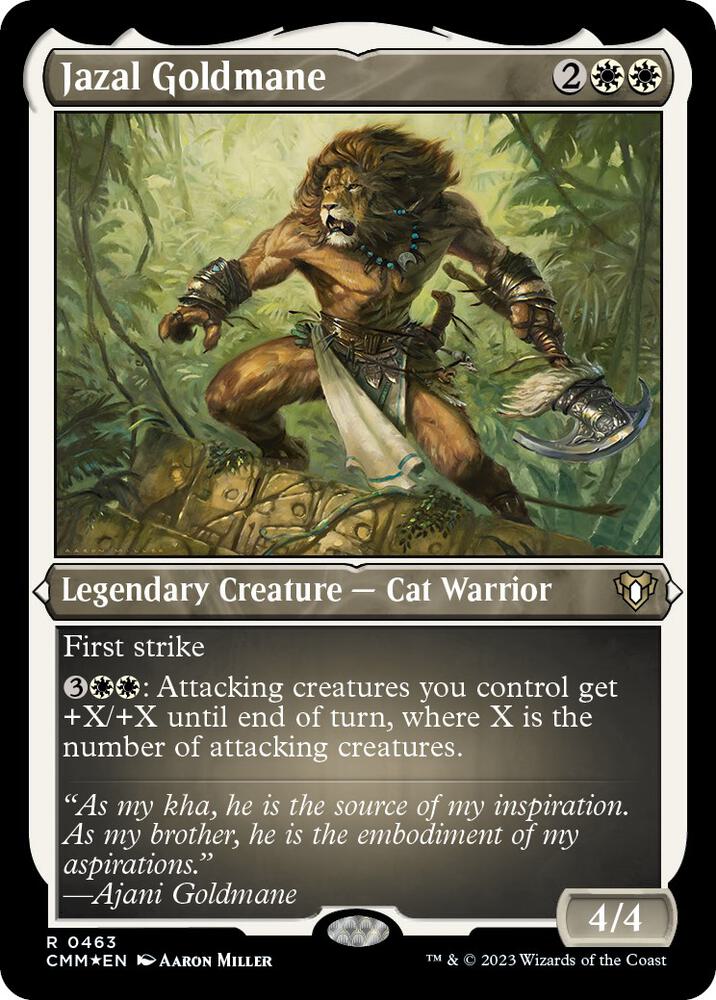 Jazal Goldmane (Foil Etched)