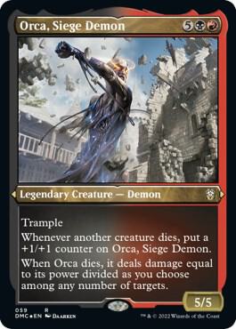Orca, Siege Demon (Foil Etched)