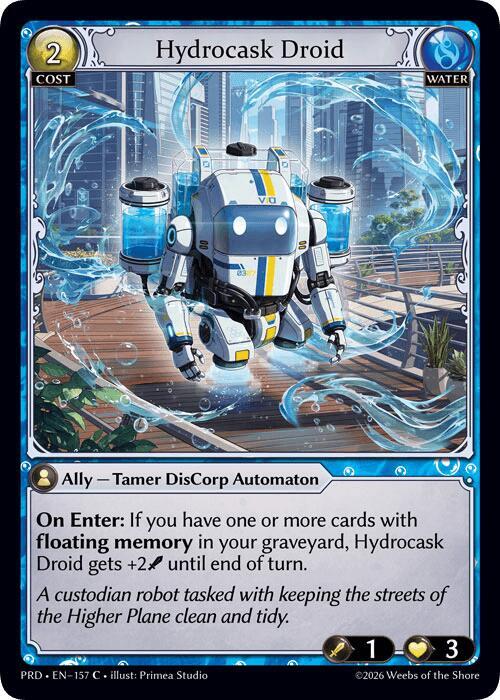 Hydrocask Droid (Interference Curio Foil) [.asphodel/paradise]