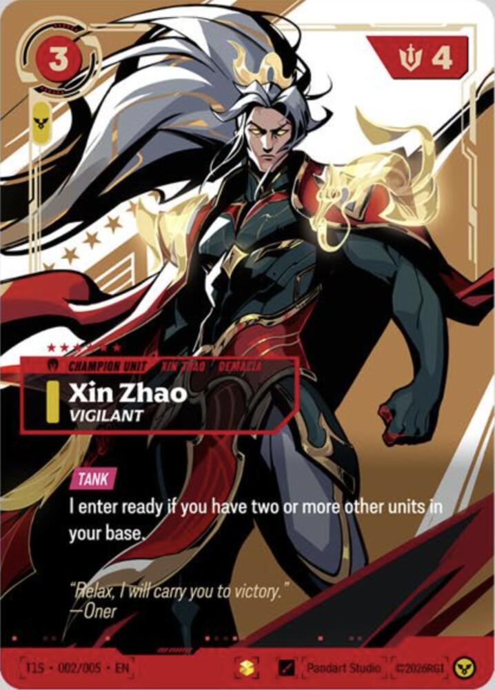 Xin Zhao, Vigilant (T1 Worlds Champion Signature Edition Bundle)