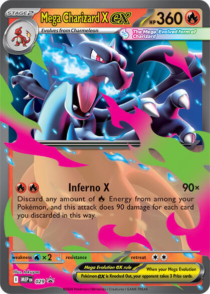 Mega Charizard X ex - 029