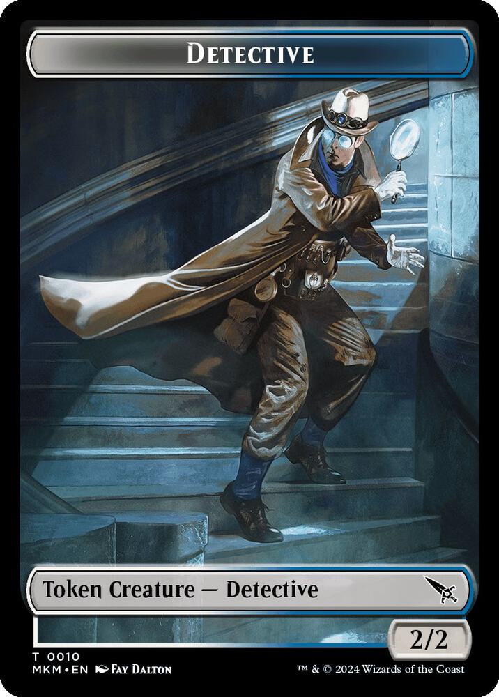 Detective // Bat Double-Sided Token
