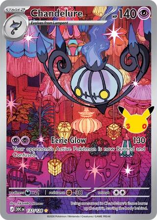 Chandelure - 137/128 [ME: 30th Celebration]