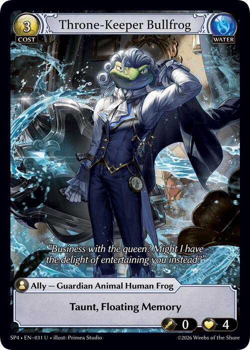 Throne-Keeper Bullfrog
