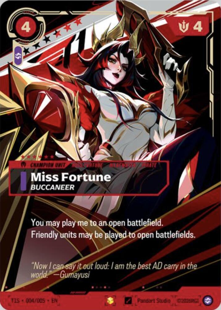 Miss Fortune, Buccaneer (T1 Worlds Champion Signature Edition Bundle)