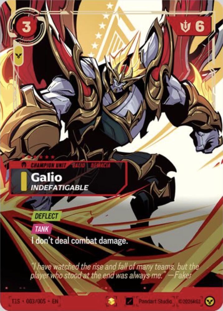 Galio, Indefatigable (T1 Worlds Champion Signature Edition Bundle)