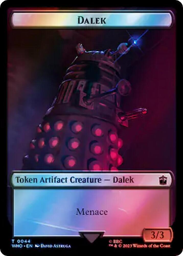 Dalek // Treasure (0062) Double-Sided Token (Surge Foil)
