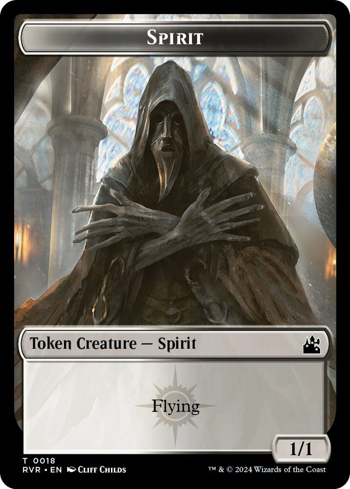 Spirit (0018) // Goblin (0009) Double-Sided Token