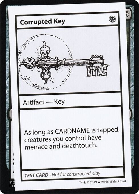 Corrupted Key (No PW Symbol)