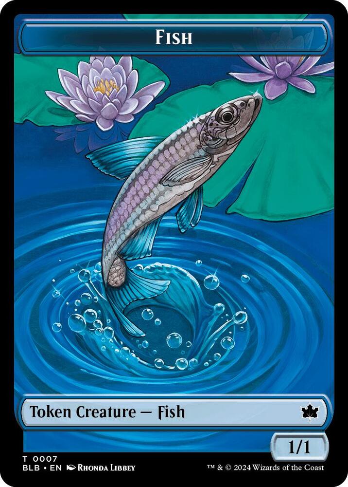 Fish // Iridescent Vinelasher Double-Sided Token