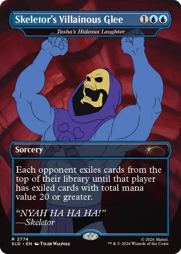 Skeletor's Villainous Glee - Tasha's Hideous Laughter [Secret Lair Drop Series]