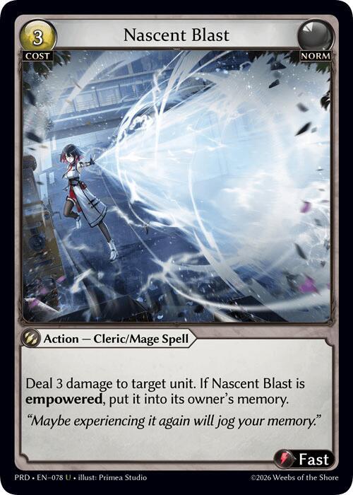 Nascent Blast (Interference Curio Foil) [.asphodel/paradise]