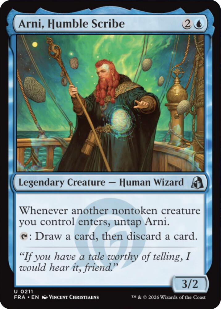 Arni, Humble Scribe