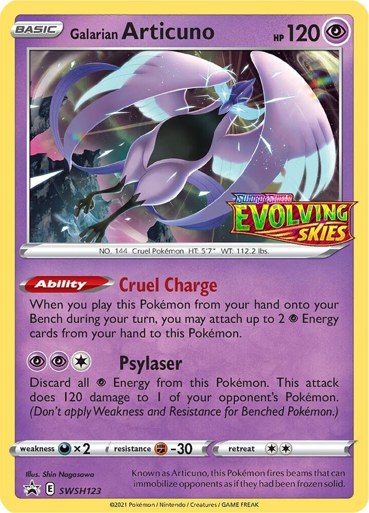 Galarian Articuno - SWSH123 (Prerelease)