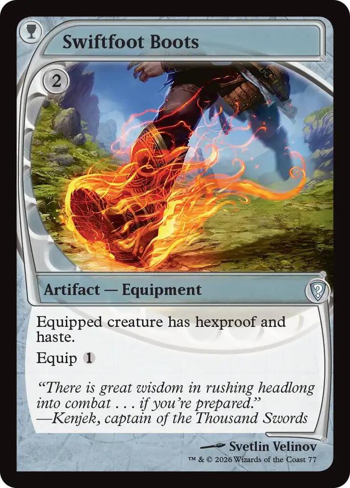 Swiftfoot Boots (Future Sight) [Mystery Booster Commander Edition]