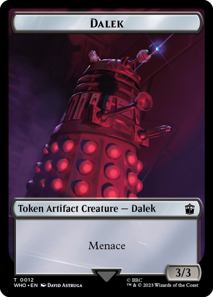 Dalek // Treasure (0031) Double-Sided Token