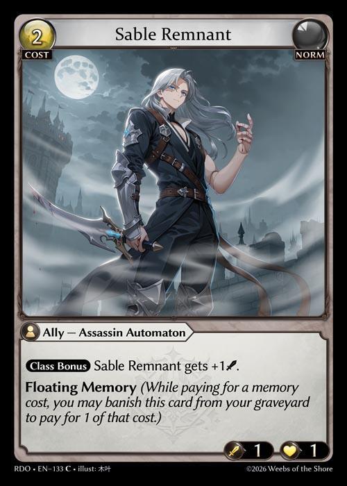 Sable Remnant (Curio Foil)