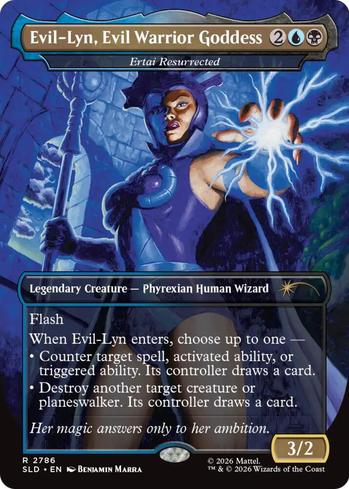 Evil-Lyn, Evil Warrior Goddess - Ertai Resurrected [Secret Lair Drop Series]