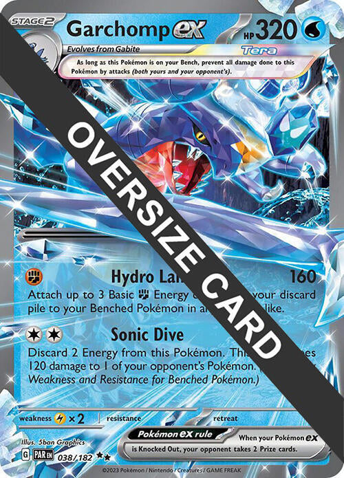 Garchomp ex - 038/182 [Jumbo Cards]