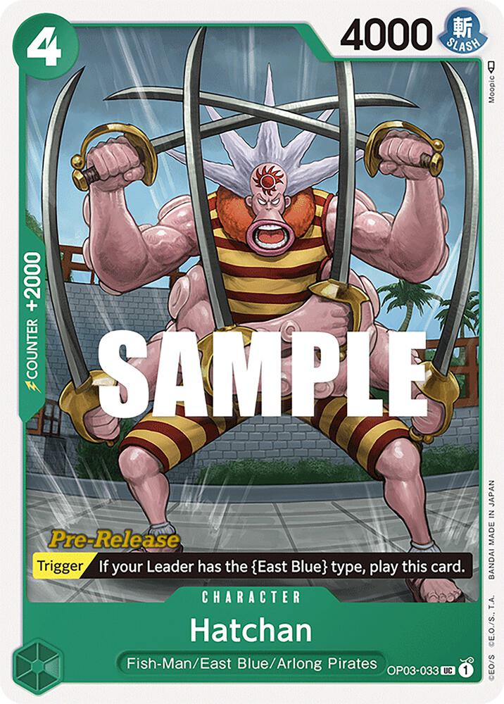 Hatchan - OP03-033 [Pillars of Strength Pre-Release Cards] – DeckaDice