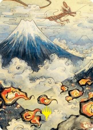 Mountain (299) Art Card (Gold-Stamped Signature)