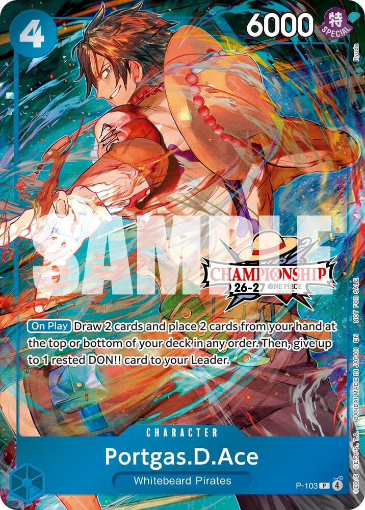 Portgas.D.Ace (CS 26-27 Celebration Pack) - P-103 [One Piece Promotion Cards]