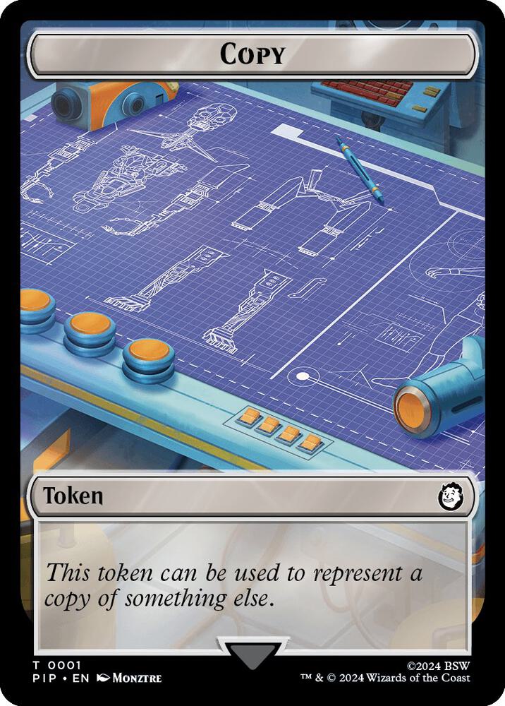 Copy // Human Soldier Double-Sided Token