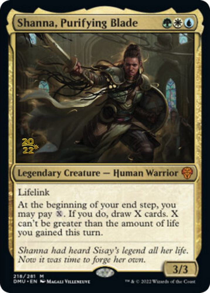 Shanna, Purifying Blade