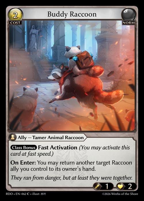 Buddy Raccoon (Curio Foil)