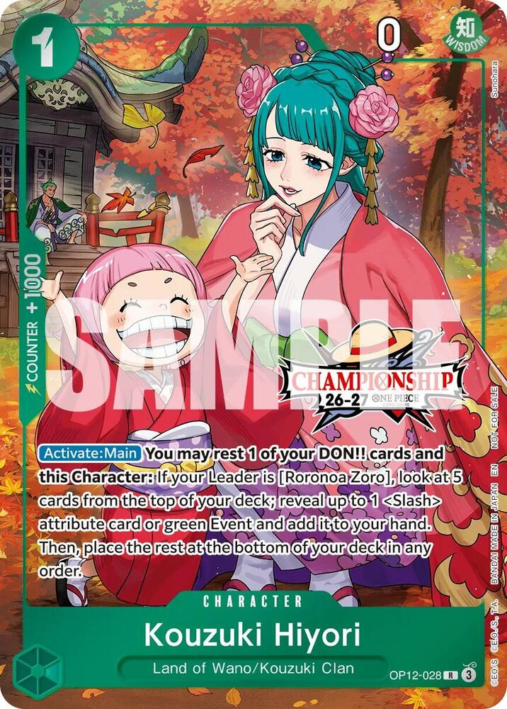Kouzuki Hiyori (CS 26-27 Celebration Pack) - OP12-028 [One Piece Promotion Cards]