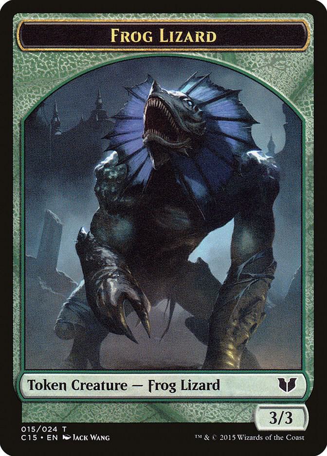 Frog Lizard // Germ Double-Sided Token