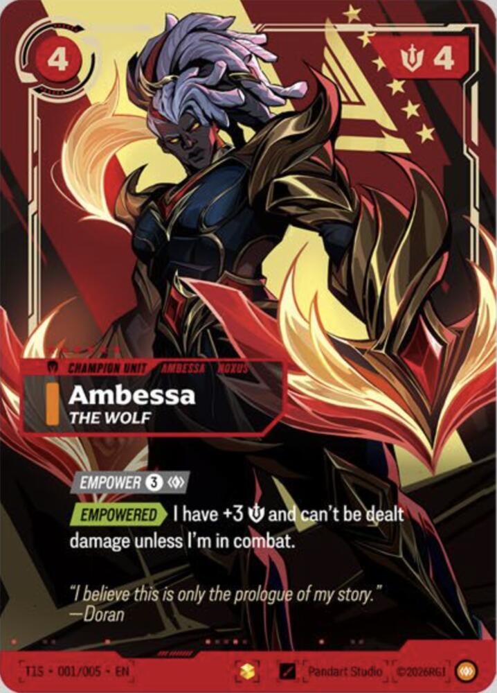 Ambessa, The Wolf (T1 Worlds Champion Signature Edition Bundle)