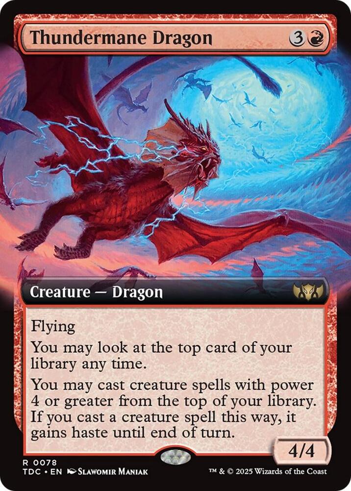 Thundermane Dragon (Extended Art)