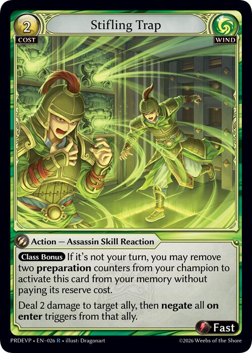 Stifling Trap [.asphodel/paradise Event Pack]