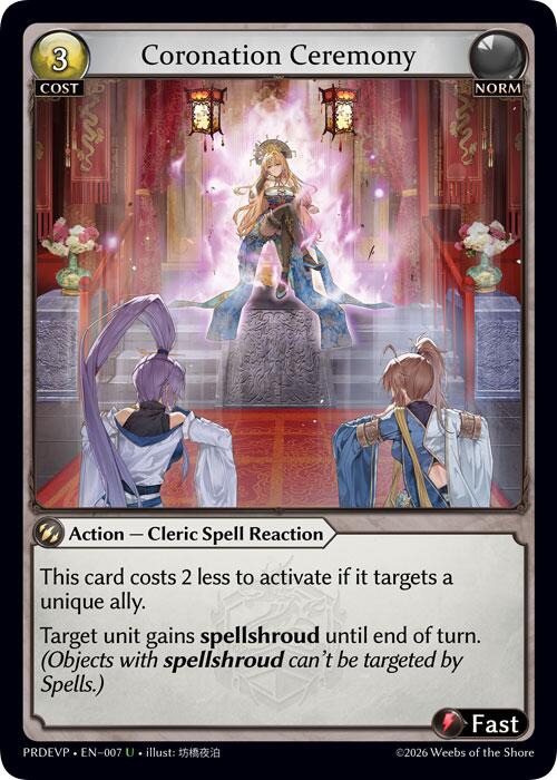 Coronation Ceremony [.asphodel/paradise Event Pack]