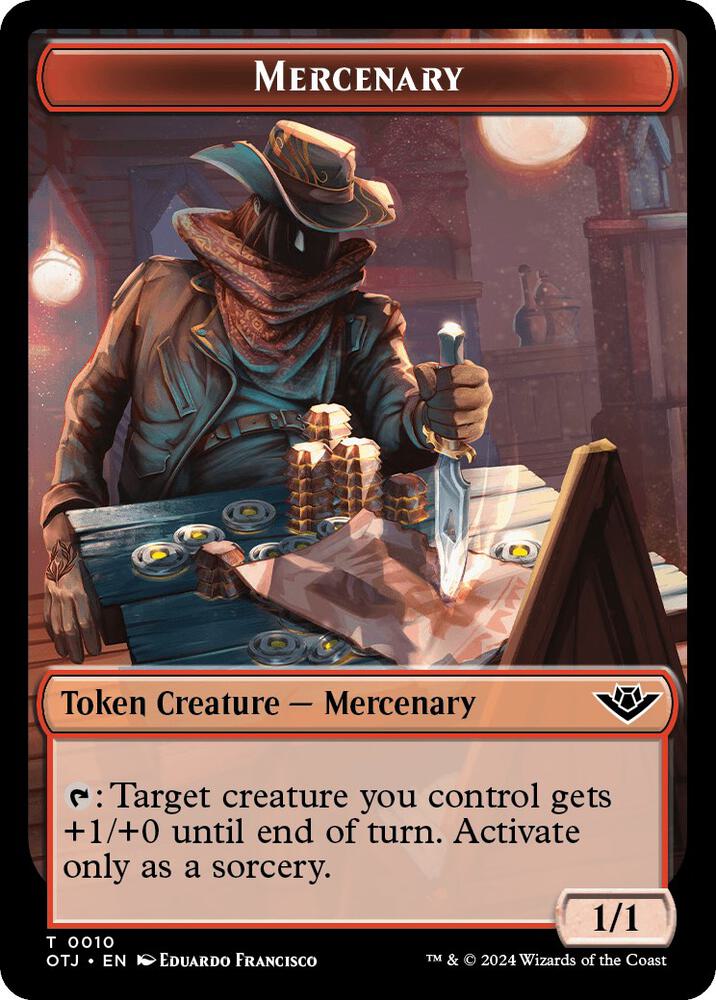 Mercenary // Meteorite Double-Sided Token