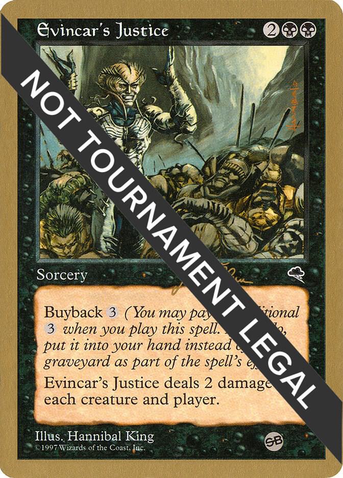 Evincar's Justice - 1999 Jakub Slemr (TMP) (SB)