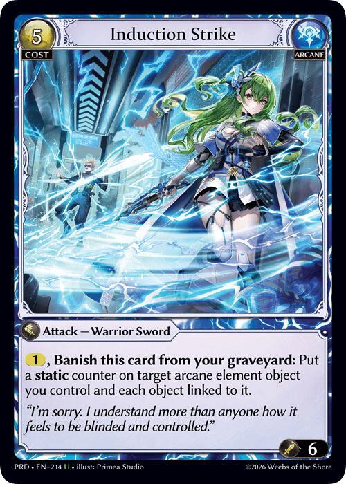 Induction Strike (Interference Curio Foil) [.asphodel/paradise]