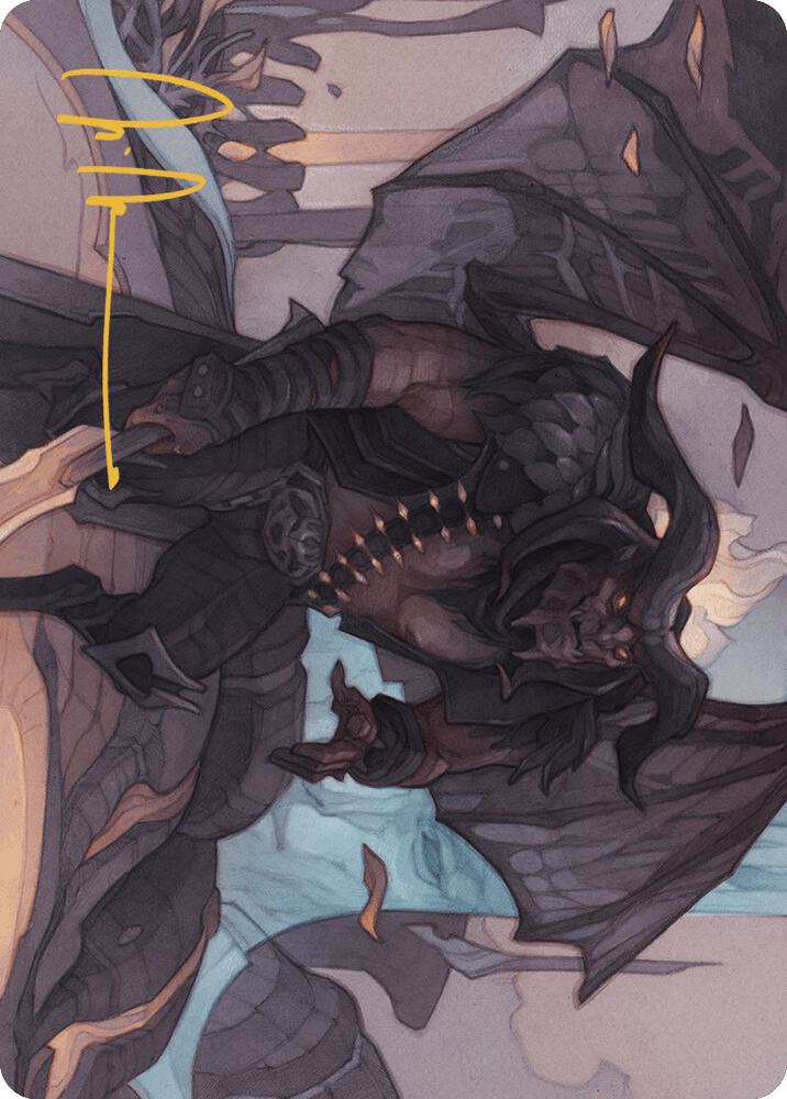 Rakdos Joins Up Art Card (Gold-Stamped Signature)
