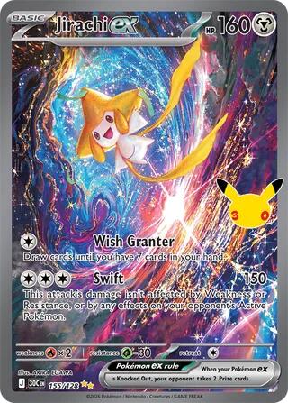 Jirachi ex - 155/128 [ME: 30th Celebration]
