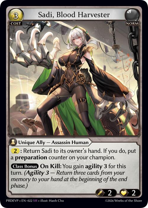 Sadi, Blood Harvester [.asphodel/paradise Event Pack]
